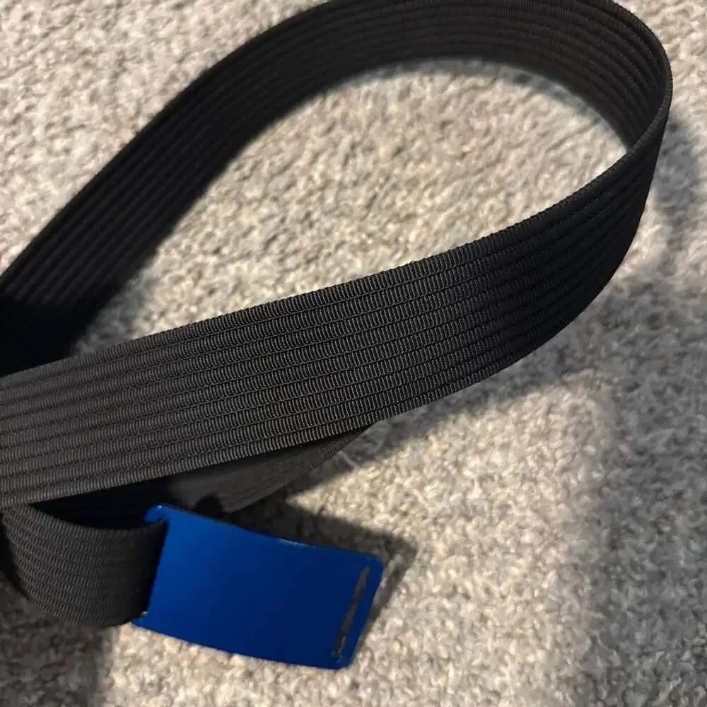 Grip6 Web Belt Blue Black Metal Buckle